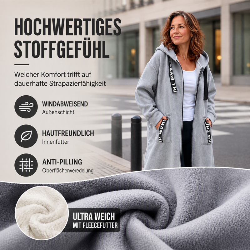 Lola — Cappotto Felpa con Cappuccio