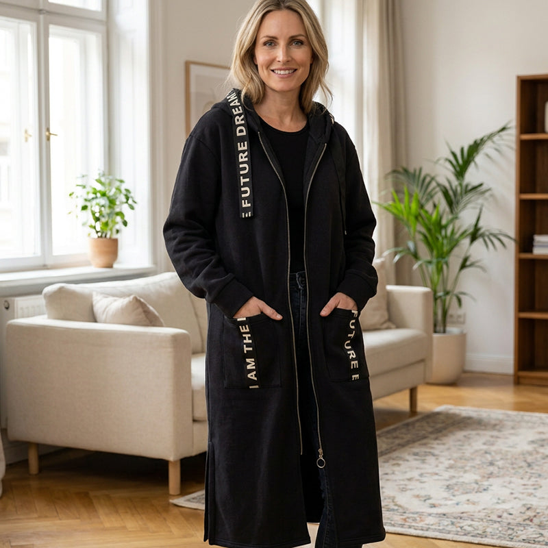 Lola — Cappotto Felpa con Cappuccio
