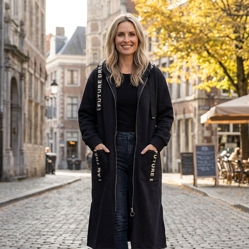 Lola — Cappotto Felpa con Cappuccio