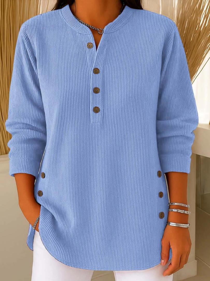 Nieves — Tunica Henley con Bottoni