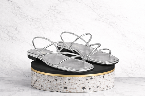 Roma Chic Silver — Sandali