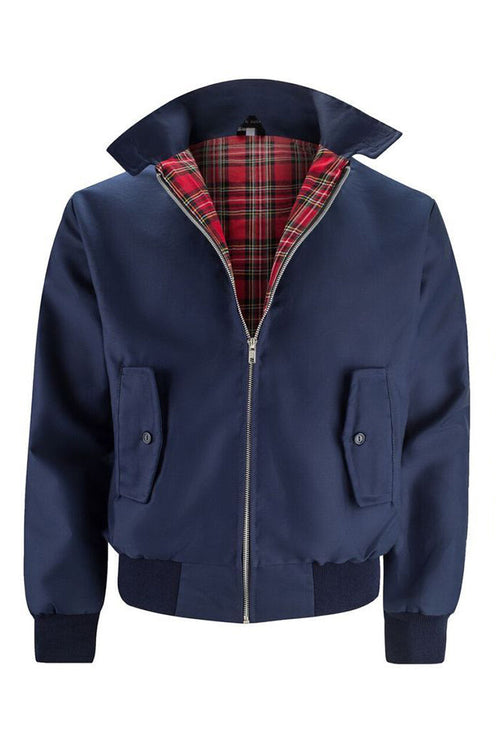 Arturo — Harrington con Fodera Tartan