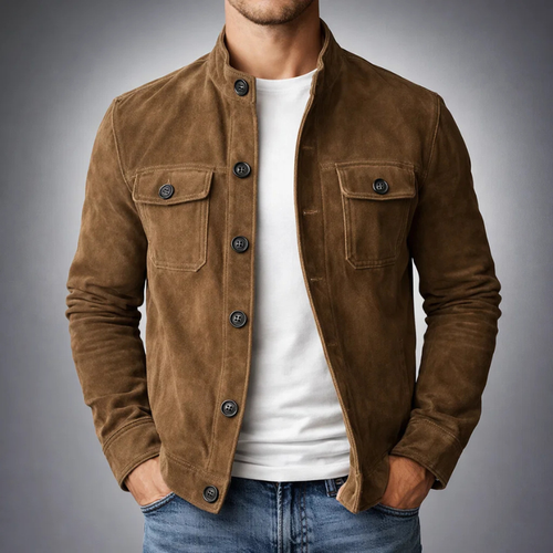 Tomás — Bomber Scamosciato Premium