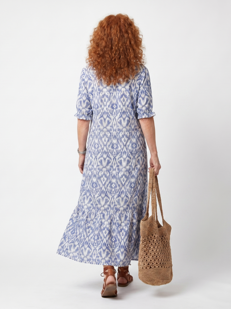 Ottoline — Abito Midi con Fiocco a Nappine