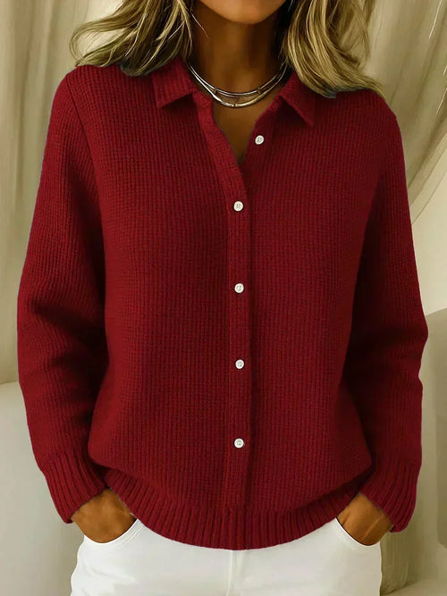 Amalia — Cardigan in Maglia Testurizzata