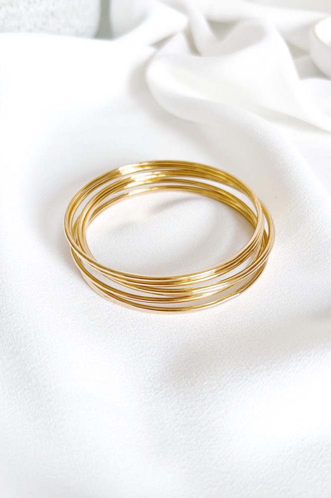 GOLDEN STACK — Set di 7 Bracciali
