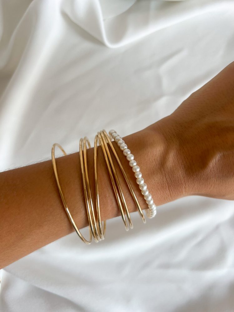 GOLDEN STACK — Set di 7 Bracciali
