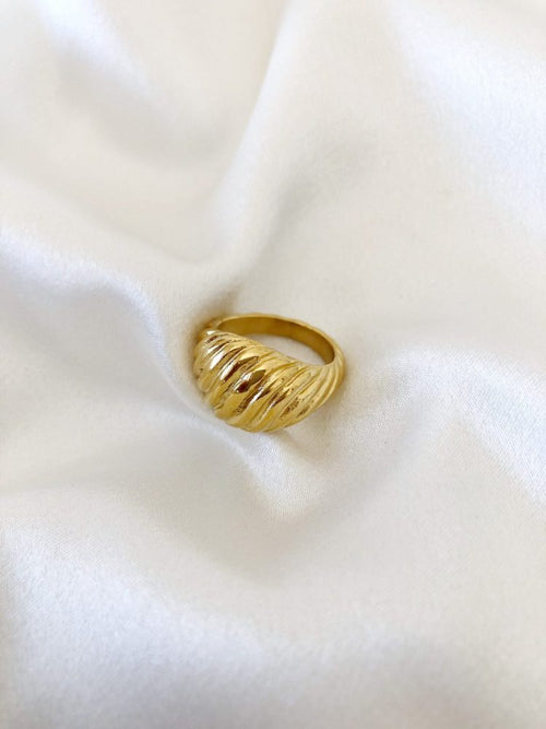GOLD WAVE — Anello