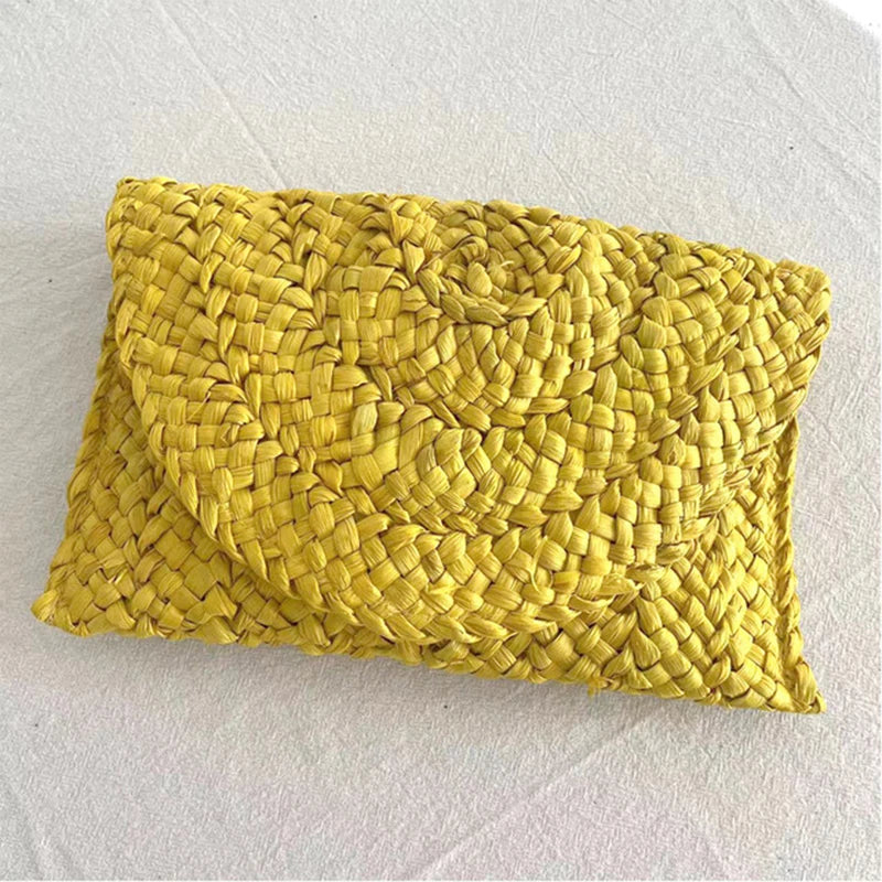 Borsa di Paglia Gialla