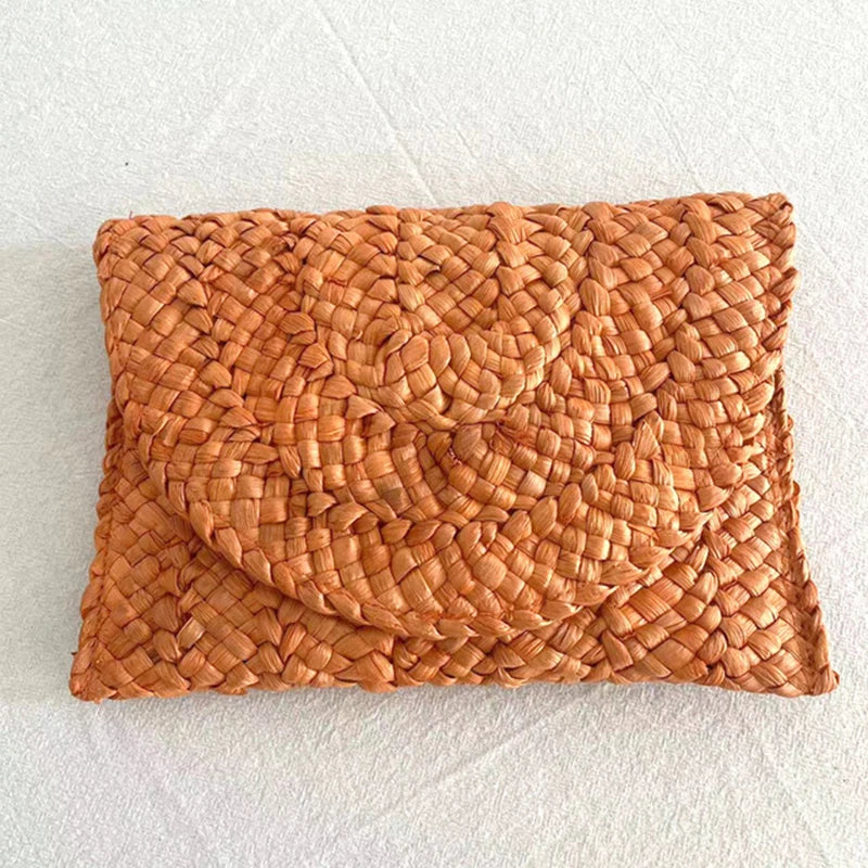 Borsa di Paglia Arancione
