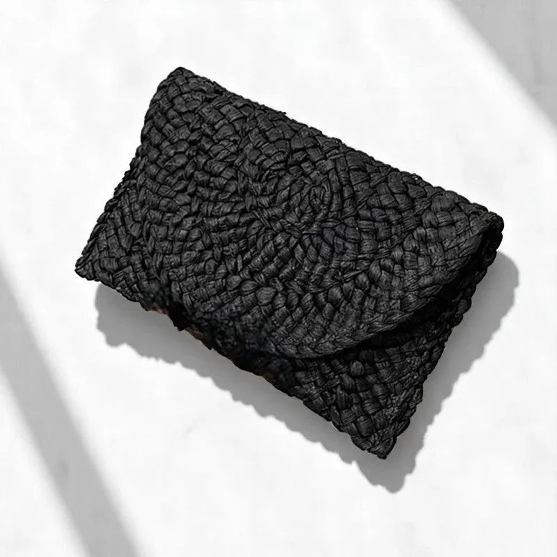 Borsa di Paglia Nera