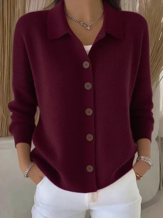 Josefina — Cardigan in Maglia con Bottoni