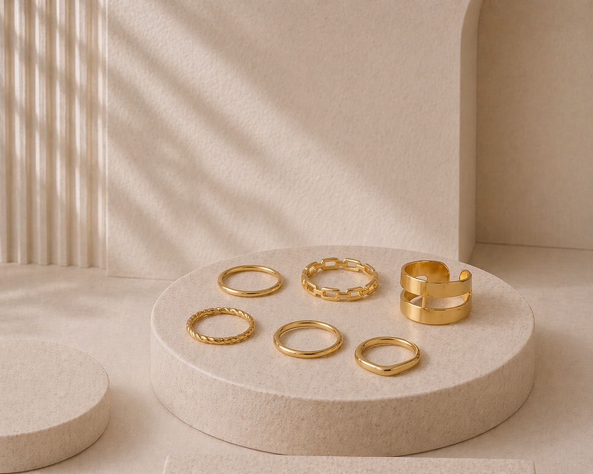 VALERIA STACK — Set di Anelli