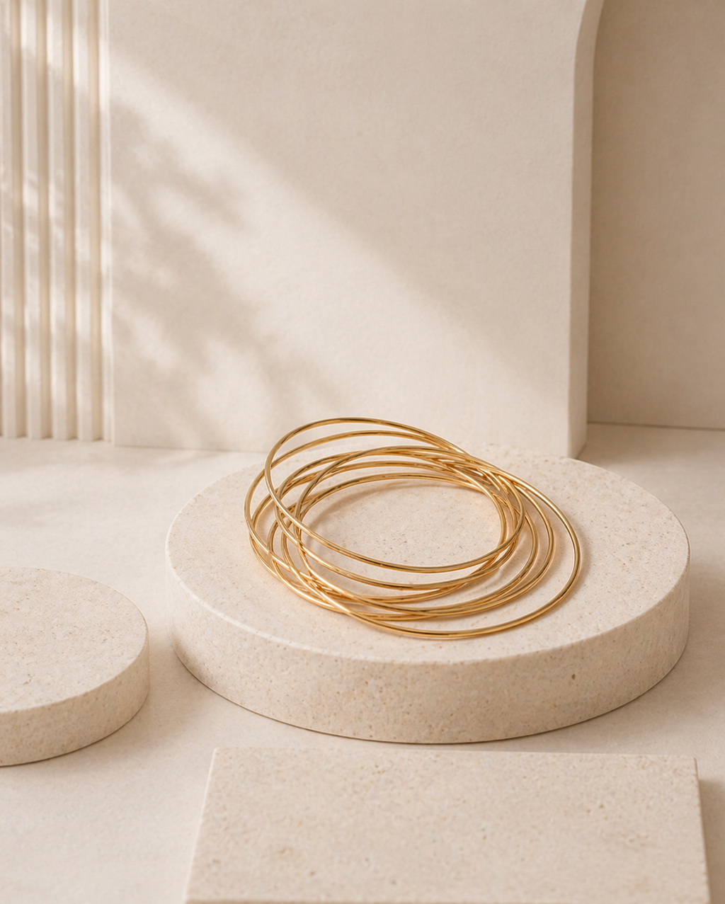 GOLDEN STACK — Set di 7 Bracciali