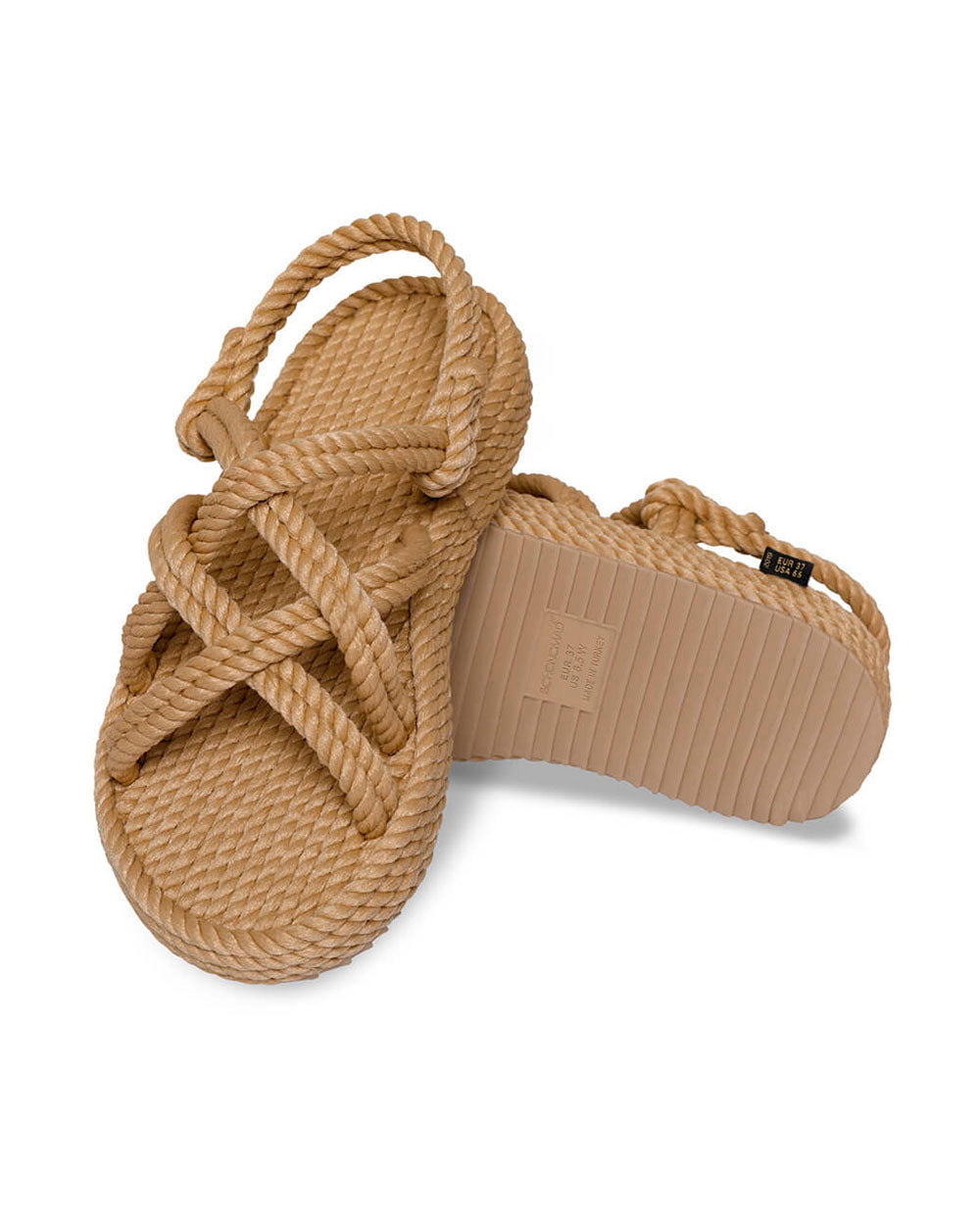 Boho Platform Natural — Sandali