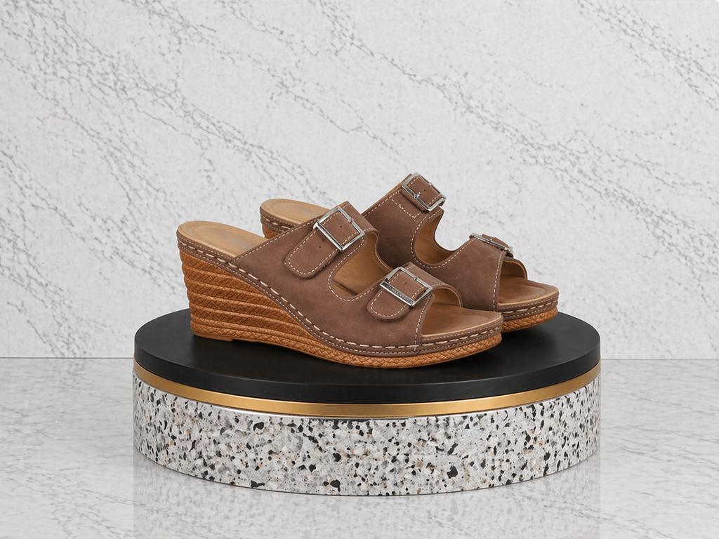Wedge Buckle — Sandali