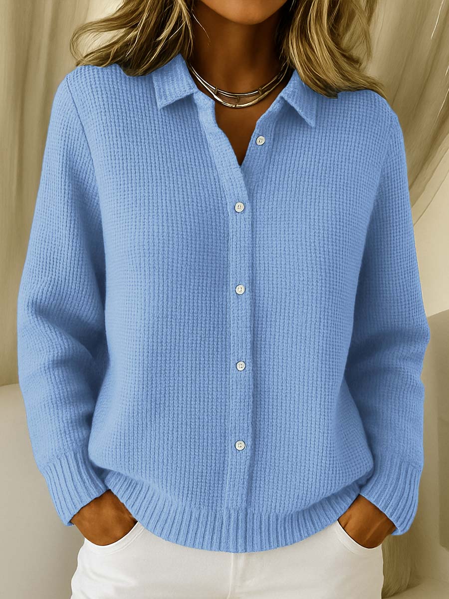 Amalia — Cardigan in Maglia Testurizzata