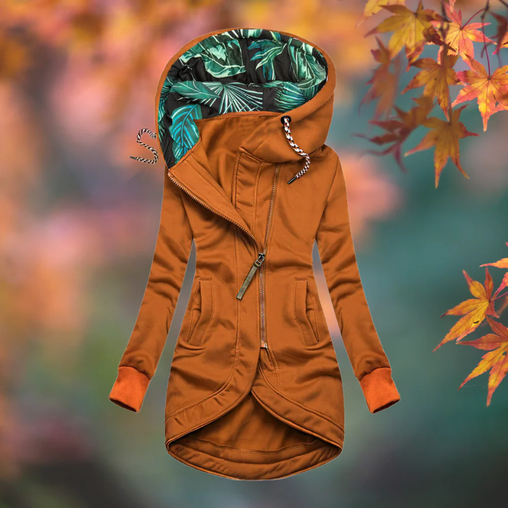Ann chaqueta de entretiempo naranja
