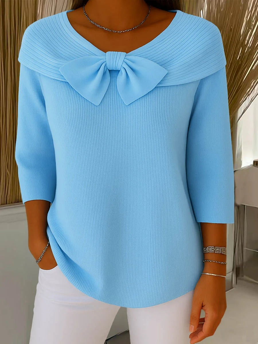 Trinidad — Maglione con Fiocco e Girocollo