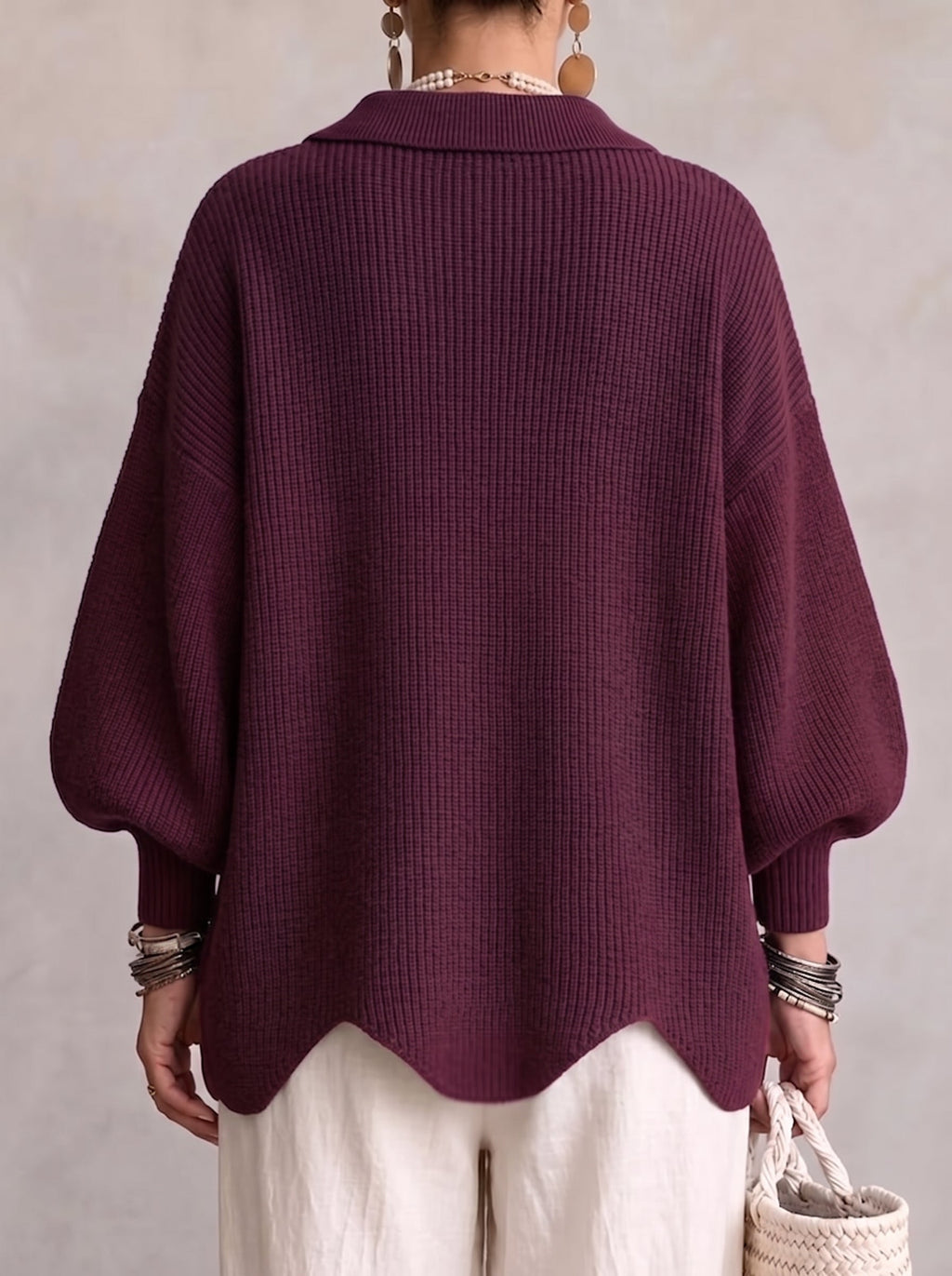 Isadora — Cardigan in Maglia Oversize