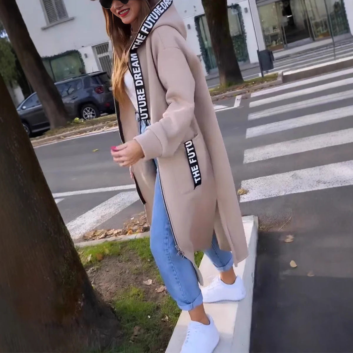 Lola — Cappotto Felpa con Cappuccio