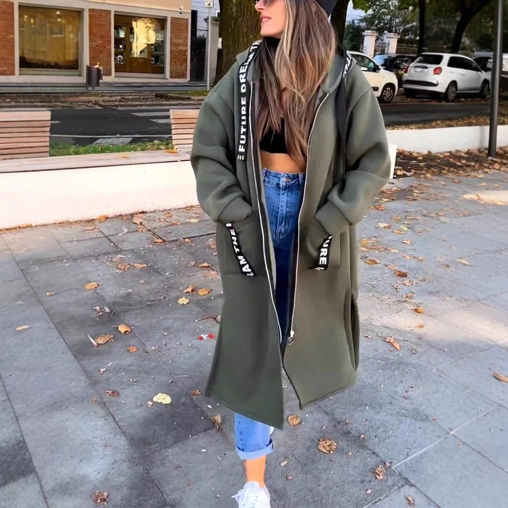 Lola — Cappotto Felpa con Cappuccio