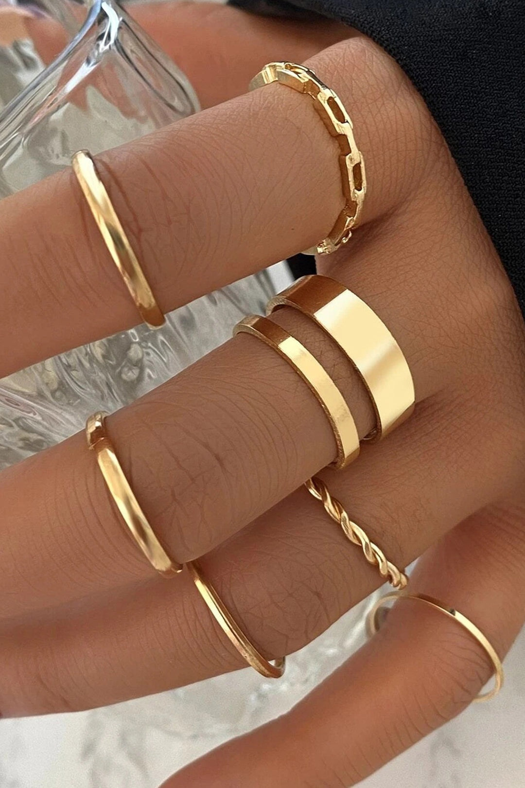 VALERIA STACK — Set di Anelli